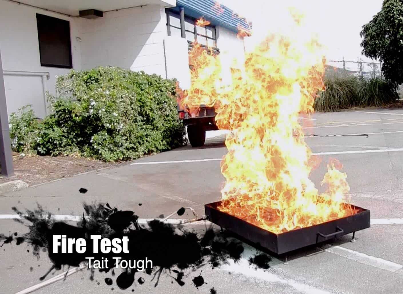 Tait Tough Fire Test
