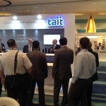 The Tait team, presenting at the Tait Stand