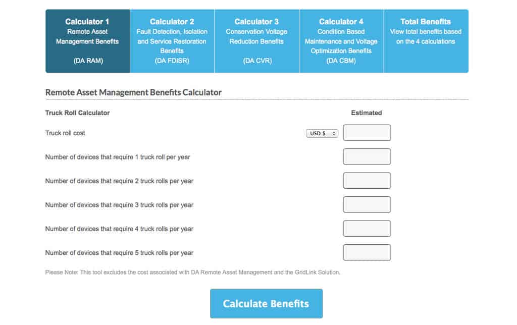 Visit the website to use the new GridLink calculators