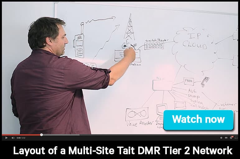 Watch the Video - Layout of a Multi-site Tait DMR Tier 2 Network