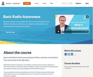 Take the Radio Awareness Course to Learn Radio