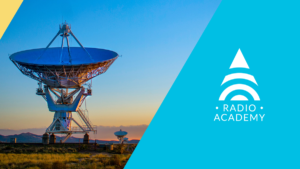 Satellite with Tait Radio Academy Branding