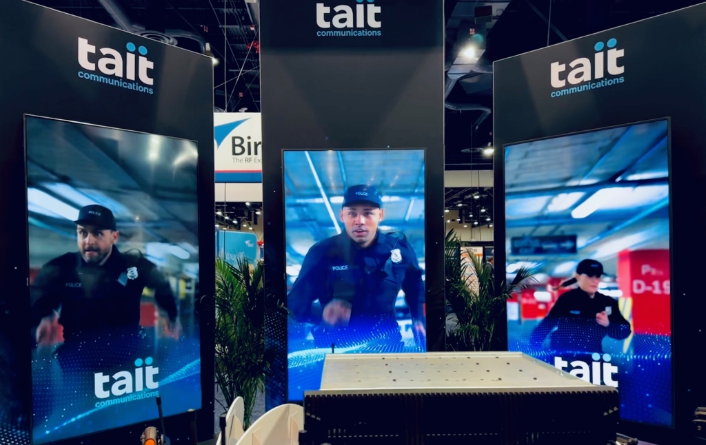 Digital panel displays for TAIT AXIOM Broadband Solutions