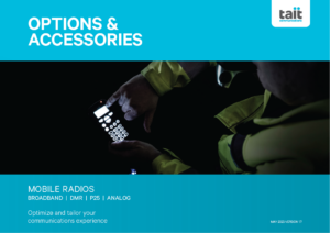 Tait Mobile Radios - Options and Accessories Catalog